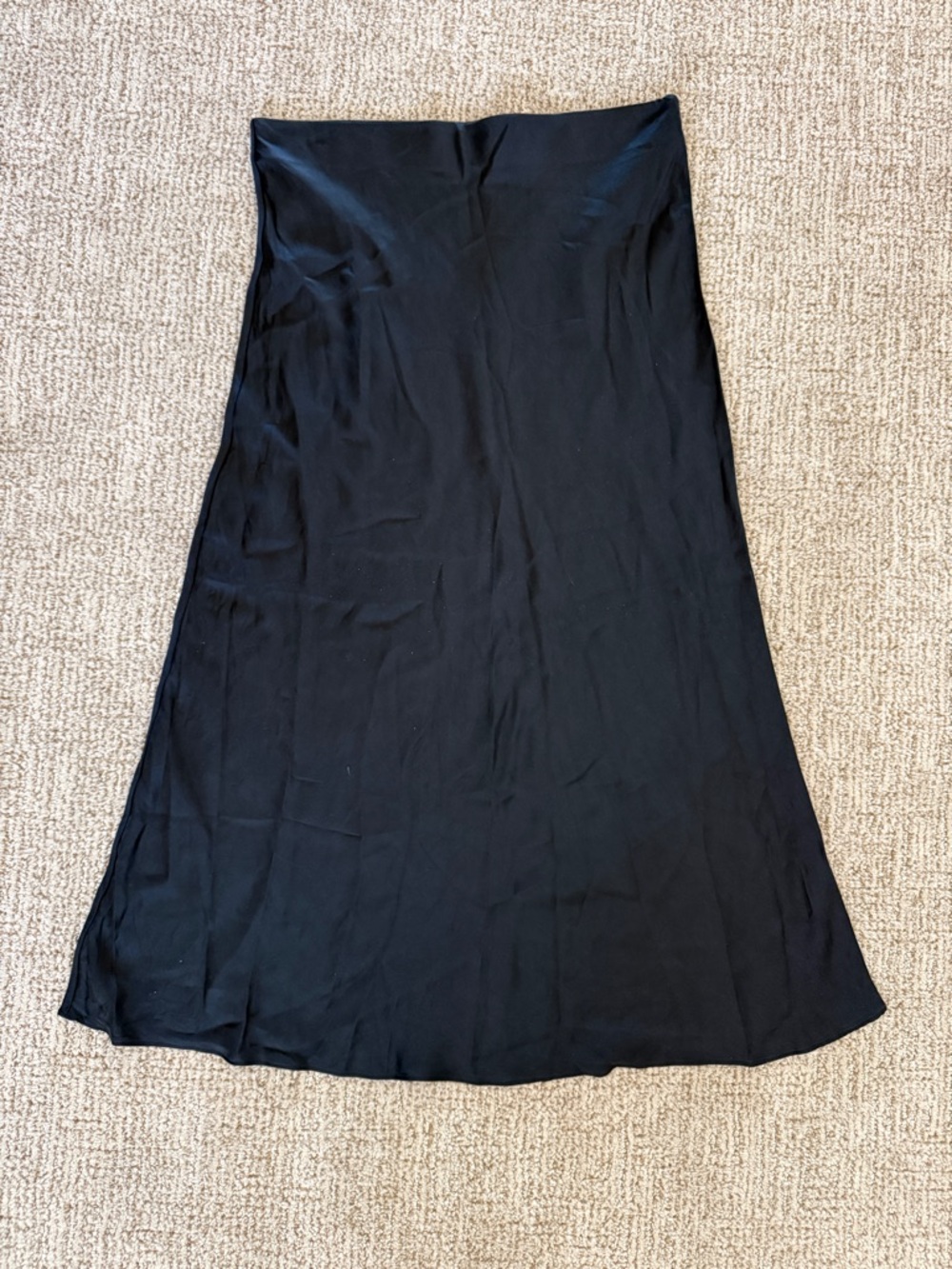 Quince Washable Silk Midi Skirt - Size M